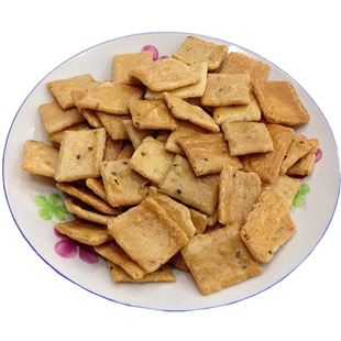 安徽特产 黑芝麻米角子米格子脆香农家手工自制米角传统零食