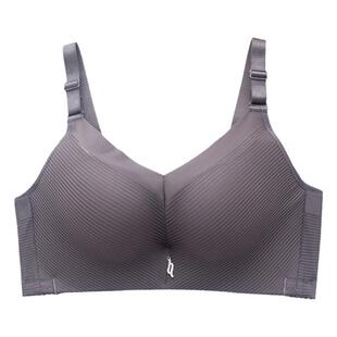 加大码文胸全罩杯薄款胖mm聚拢200斤大胸显小无钢圈收副乳内衣女C