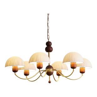 日式侘寂风禅意宣纸实木全铜客厅书房卧室餐厅民宿装饰中古风吊灯