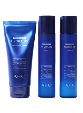 AHC套装水乳洗面奶玻尿酸补水保湿提亮敏感孕妇可用韩国护肤正品