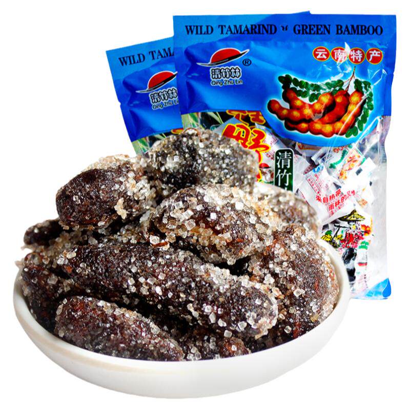 云南特产滇丫头野酸角500g袋装罗望子酸角甜酸角糕果脯蜜饯孕妇糖