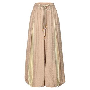 森女部落原创设计感复古风灯笼裤休闲裤2026年春秋新款休闲裤女装