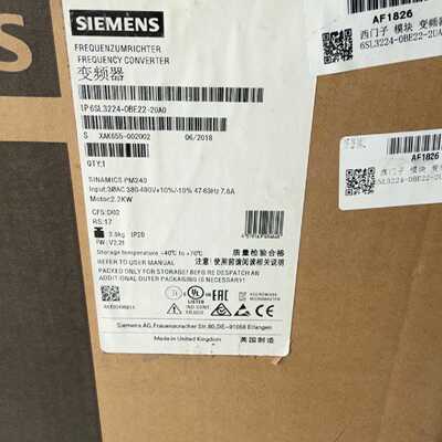 溢价-变频器，6SL3224-0BE22-2UA0，