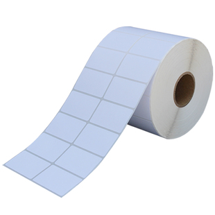 32*19条码纸铜版不干胶标签打印100*80*70*60*50*40*30铜板纸定做