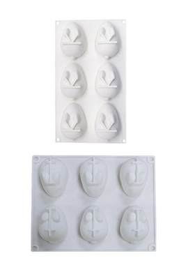 钵仔糕兔子模具带盖硅胶果冻布丁