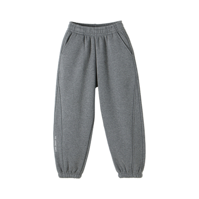 男女童加绒裤子冬季运动裤25新款儿童冬装一体绒薄绒休闲保暖卫裤