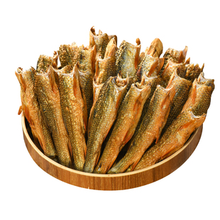 去鱼头火培鱼干湖南特产柴火烟熏鱼农家自制干鱼淡水小鱼干手撕鱼