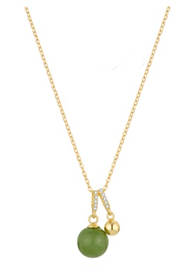 一撇一捺新中式925银国风颈饰