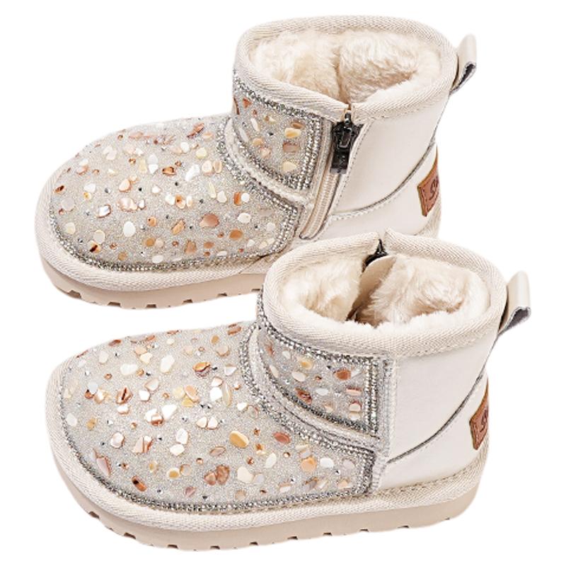 书萌儿童雪地靴2026新款