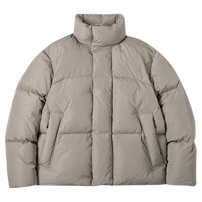 NATIVEWELL立领羽绒服白鸭绒蓬松保暖桃绒手感泷定日本面料