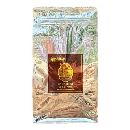 中粮中茶海堤茶叶旗舰店浓香型乌龙茶岩茶250克简装袋装老枞水仙
