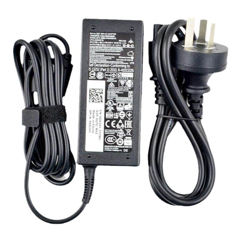 原装戴尔笔记本电脑充电器电源适配器线65W 4.5mm小圆口19.5V 3.34A燃7000 7460 7560 ins