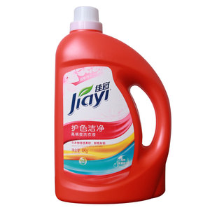 佳宜护色洁净洗衣液4kg高浓稠家庭8斤装低泡易漂衣物清洁剂桶装