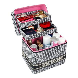 高颜值化妆包大牌2025新款高级感ins便携超大容量品收纳箱盒手提