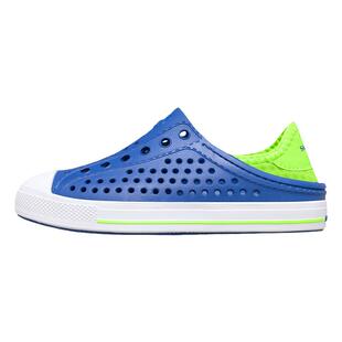 斯凯奇童鞋秋季女男童洞洞鞋儿童溯溪鞋沙滩鞋涉水外穿包头一脚蹬