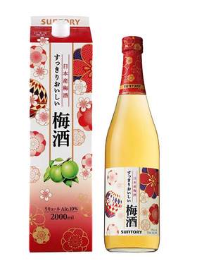 日本进口三得利青梅酒