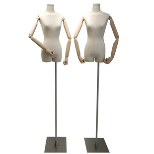服装店模特道具女半身韩式衣服平肩橱窗婚纱假人台模特架子展示架