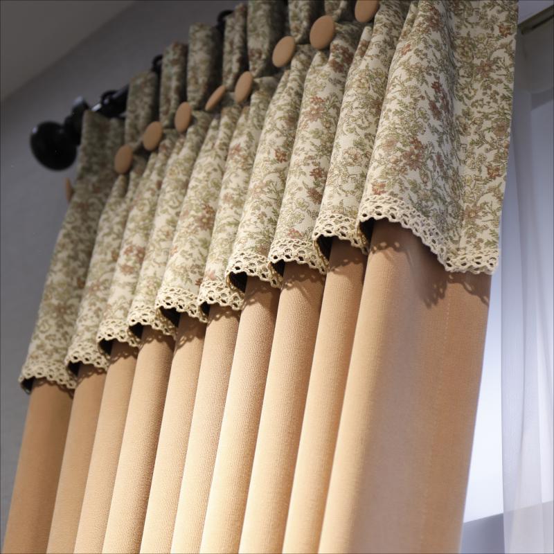 芳华美式窗帘法式复古遮光雪尼尔卧室高级感客厅轻奢女孩2025新款