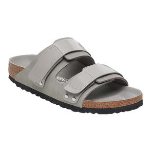 BIRKENSTOCK勃肯德国进口新品男女款绒面革亮面Uji魔术贴双带拖鞋