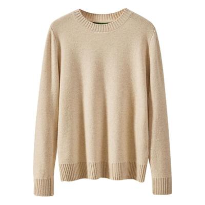 春竹羊毛套头圆领打底衫毛衣