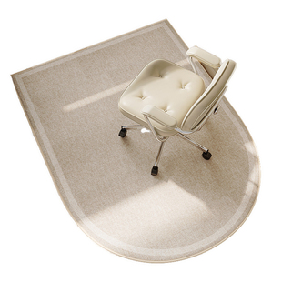 电脑椅子地垫书房学习桌滑轮座椅转椅垫子电竞卧室床边梳妆台地毯