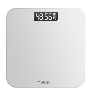 电子秤体重秤家用精准小型人体称充电女生宿舍钢化玻璃秤面板称重