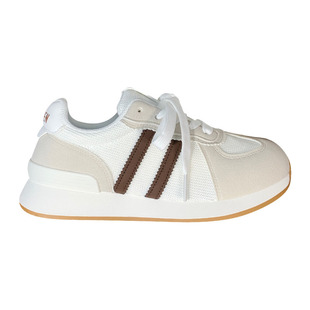 人本2025新款软底轻便运动鞋女款百搭冬季透气厚底原创休闲老爹鞋