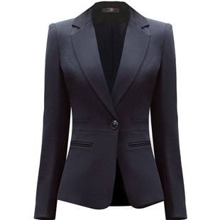 高端职业西装女套装春秋新款时尚气质修身小个子西服正装工作服女