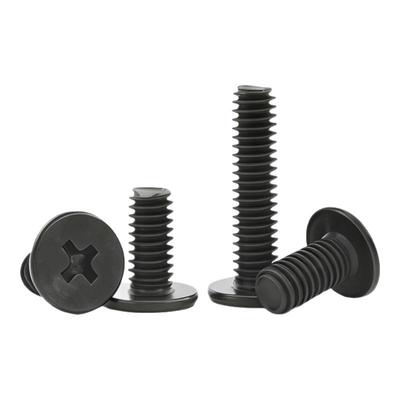 黑色CM十字薄扁平头螺丝钉