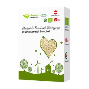 味道王国有机进口纯燕麦片无添加蔗糖营养即食早餐免煮400g