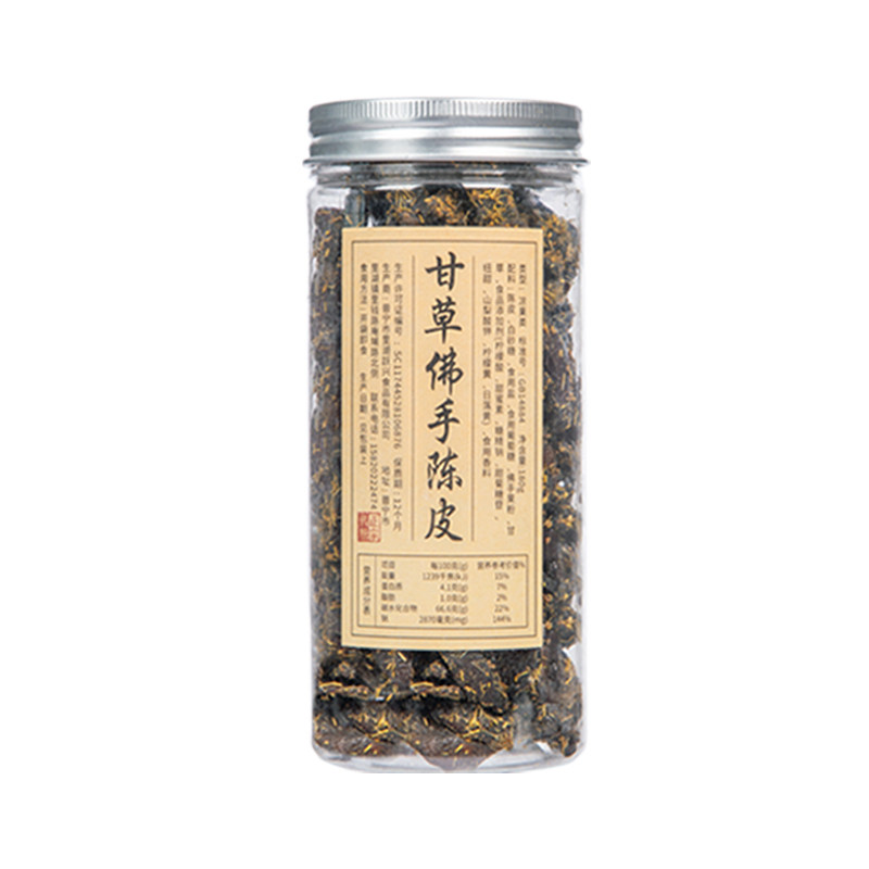 甘草佛手陈皮条甘润入喉气顺心安