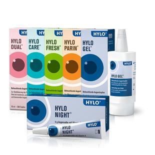 hylo德国海露玻璃酸钠滴眼液进口旗舰店官方干眼症缓解眼药疲劳OK