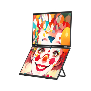 雕塑家可折叠双屏显示器一体式笔记本电脑办公显示屏扩展屏幕副屏