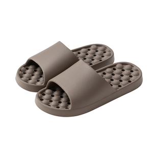 新款男士浴室拖鞋防臭夏抗菌室内家居凉拖女漏水镂空速干洗澡防滑