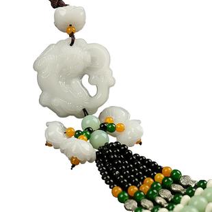 汽车挂件貔貅玉石车挂车内挂饰吊饰2025新款车载饰品男士高档车上