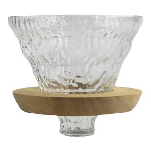 Barcafe 玻璃滤杯 咖啡过滤手冲杯 V60冰滴滤斗 云朵分享壶过滤器