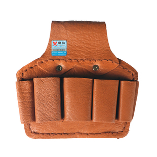 磨仙纯头层牛皮加厚电工腰带皮带皮套钳套 五联收纳电工具包邮