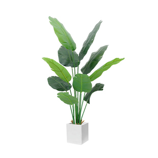 仿真绿植天堂鸟室内大仿生植物盆栽服装店装饰假花树客厅假旅人蕉