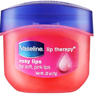 凡士林润唇膏修护唇膜修护嘴唇保湿滋润口红打底正品玫瑰花蕾7g