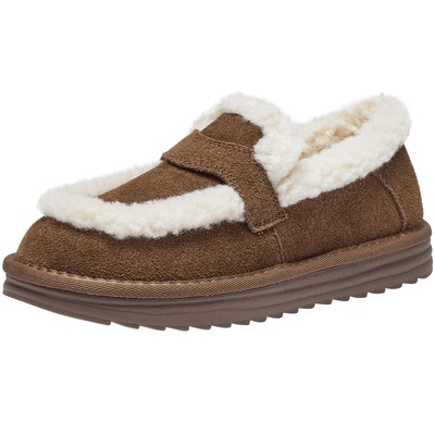 热风2025年冬季新款女时尚雪地靴