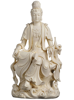 陶瓷观世音菩萨艺术品收藏摆件