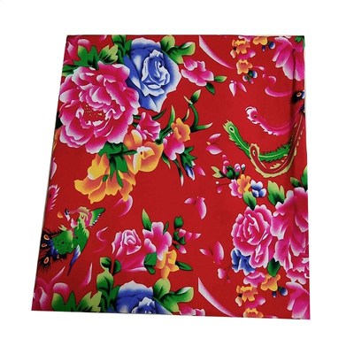 特价绵绸纯棉东北大宝宝包被牡丹