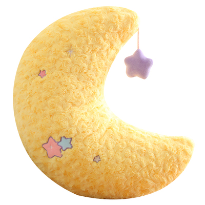 可爱小星星抱枕毛绒玩具公仔月亮