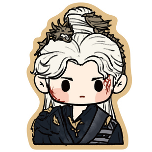 100张可爱Q版成毅周边贴纸王权富贵赴山海天地剑心装饰diy贴画