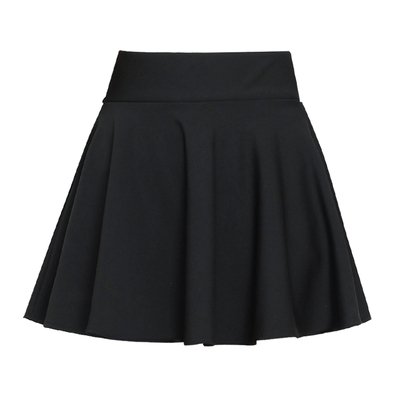 半身裙高腰显瘦a字裙黑色大摆裙