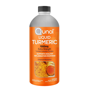 美国直邮Qunol liquid橙味液体姜黄素900ml成人护旰驱寒1000mg
