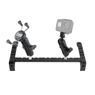 RAM新款BJ40手机支架 中控仪表台集成支架 车载对讲机车台拓展架