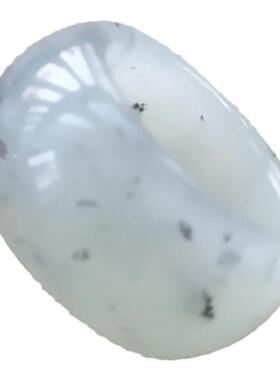 天然玉石戒指岫玉指环流行饰品