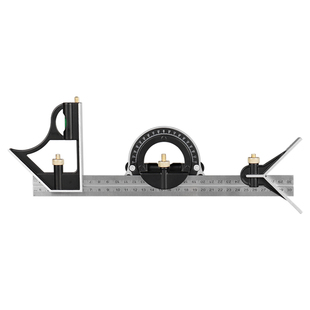 活动角尺90度直角尺不锈钢高精度木工方尺三角尺多功能组合角度尺