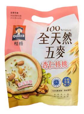 台湾桂格五麦杏仁核桃麦片